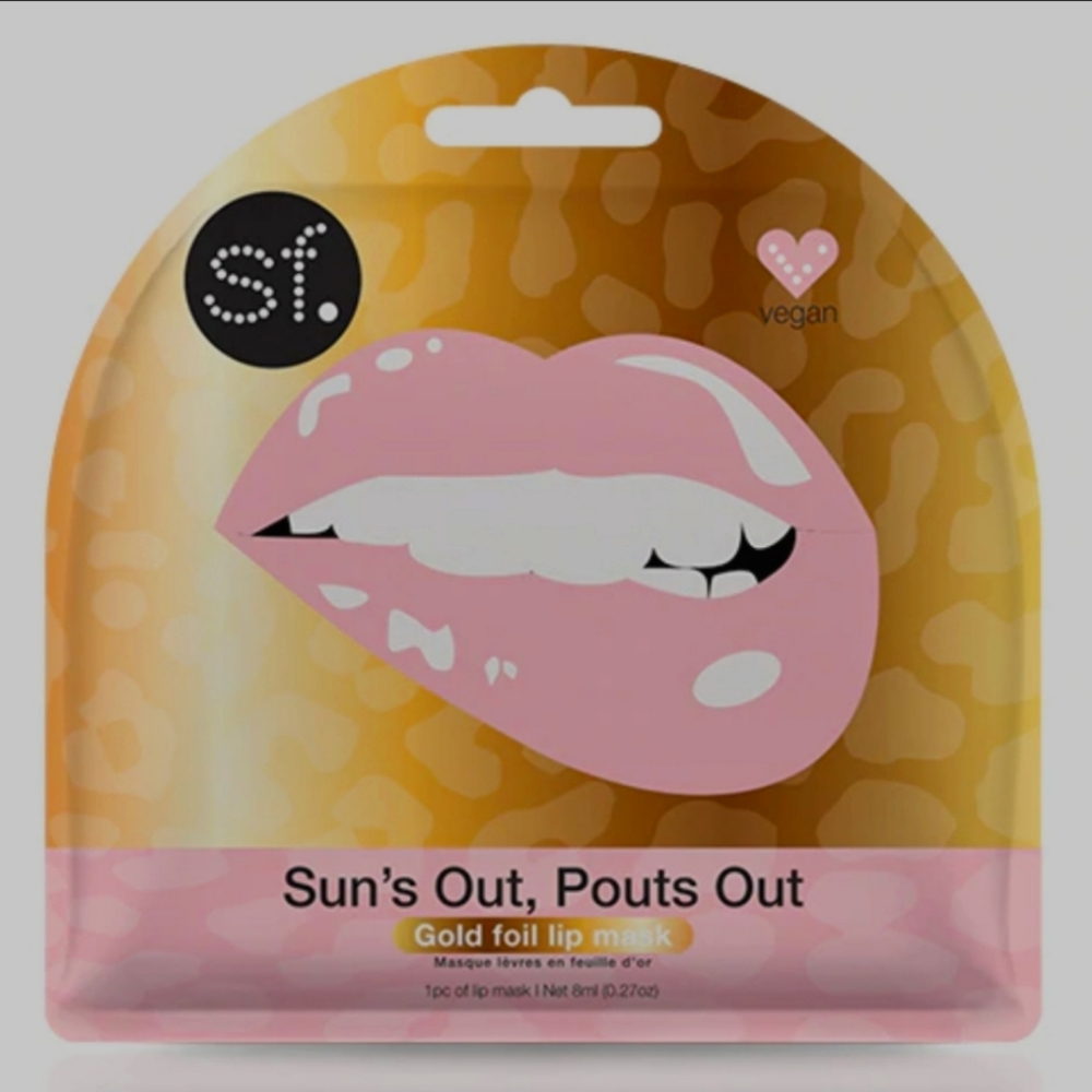 SF Glow 4pcs Sun's Out, Pouts Out Gold Foil Lip Masks